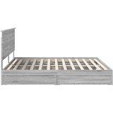  s od storage Siva Sonoma 200 x 200 cm Konstruirano drvo | shoptok.hr