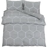 Maison Chic Komplet posteljnine - Posteljnina siva 220x240 cm bombaž, (21786810) Cene