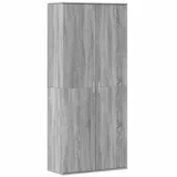 Maison Chic Visoka omara - Komoda - Predalnik siva sonoma 80x35x180 cm inženirski les, (21719116)