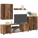 vidaXL Komplet TV omaric 4 pcs Star les Konstruiran les, (5000132158) | Shoptok.si
