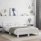  Okvir za krevet Bijelo 137 x 190 cm Konstruirano drvo | shoptok.hr