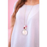 Kesi Włoski Muslin blouse with a necklace grey | shoptok.hr