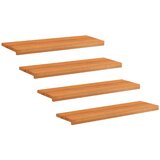 Step treads 4 kom. 90 x 30 x 2 cm Svijetlosmeđa | shoptok.hr