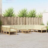  Set vanjskih sofa 11 kom. Bijela i krem | shoptok.hr