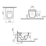 Vitra SIKOTSV0 S50 wc školjka s kompletom tece 9400400 | Shoptok.si