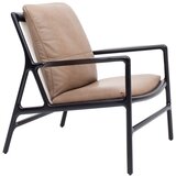 Gazzda Crna/bež kožna fotelja Dedo – | shoptok.hr