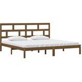  Okvir za krevet od masivne borovine boja meda 200 x 200 cm | shoptok.hr