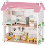 Free 2 Play lesena hiška s pohištvom Lotti | Shoptok.si