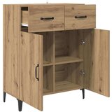 vidaXL Kreveta hrast artisan 34 x 69.5 x 90 cm Konstruirano drvo | shoptok.hr