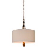 Elstead Lighting Elstead Flambeau Stropna svetilka z 2 lučema, črna, krem, zlati lističi, E27, (22098197) | Shoptok.si