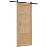 vidaXL Drsna vrata s kompletom opreme 'ORKDAL'iz masivnega lesa | Shoptok.si