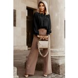Fenzy Elegantna Srajca Z Okroglim Ovratnikom, Črna | Shoptok.si