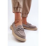S. BARSKI Women's Suede Moccasins with Flat Heel and Decoration D&A | shoptok.hr