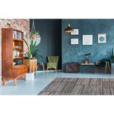 Kayoom RAVNO TKANA PREPROGA Phoenix 112 Natur / Grau 80/150 cm siva, naravne barve | Shoptok.si