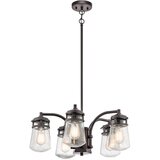Elstead Lighting Elstead Lyndon Zunanja viseča svetilka s 5 lučmi, bronasta, IP44, E27, (22098234) | Shoptok.si
