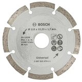 Bosch Diamantna rezalna plo&scaron;ča (premer: 115 mm, debelina: 1,7 mm, izvrtina: 22,23 mm, za gradbeni material) cene