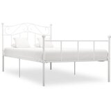  Okvir za krevet bijeli metalni 100 x 200 cm | shoptok.hr