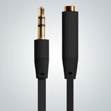 Ready2music kabl audio 3.5mm M/M crna usic R2MAUXEXTBLACK, 1.5m Cene