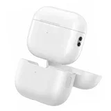 Ovitek AirPods Pro 3, silikonski, združljiv z brezžičnim polnjenjem, Bela, (5000309791)