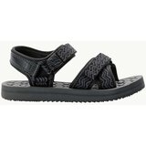 Jack Wolfskin Sandale za dečake ZULU VC K, Crne | ePonuda.com