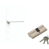 PVC set kvaka za vrata Mers (Aluminij, Bijele boje) | shoptok.hr