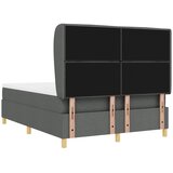  Krevet s opruga kutije Tamno siva 200 x 140 cm tkanina | shoptok.hr