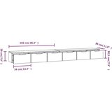  Zidni ormarići 2 kom boja hrasta 102x30x20cm konstruiranog drva | shoptok.hr