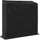  Stalak za drva za ogrjev s kišnom navlakom 200x60x200 cm | Eponuda.ba