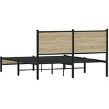  Metalni okvir kreveta bez madraca boja hrasta sonome 140x200 cm | Eponuda.ba