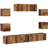 vidaXL 7-dijelni zidni set TV ormarić konstruirano drvo | shoptok.hr