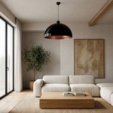 Brilagi LED luster na sajli METALO 1xE27/40W/230V prečnik 60 cm crna/bakarna | Eponuda.com