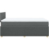 vidaXL Krevet box spring s madracem tamnosivi 120 x 190 cm tkanina | shoptok.hr
