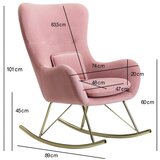 MID.YOU gugalni fotelj wohnling | Shoptok.si