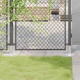  Postolja za stupove kvadratna 4 kom 46x46 mm pocinčani čelik | shoptok.hr