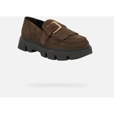 Geox Dark brown women's moccasins Vilde - Women's | shoptok.hr