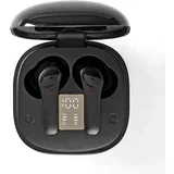 Nedis, Slušalke Bluetooth z zmanjšanjem hrupa in vgrajenim mikrofonom, Črna, (5000141378)