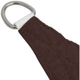 vidaXL Senčno jadro oksford blago trikotno 3,6x3,6x3,6 m rjavo, (20729453) | Shoptok.si