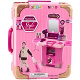  Set za šminku u kovčegu sa toaletnim stolićem za igru - rozi | shoptok.hr