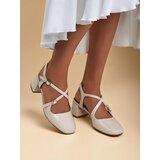 Resti Royal Fashion Women's Lolita Low-Heeled Pumps with Decorative Straps | Shoptok.si