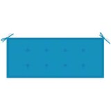  Zložljiva vrtna klop z blazino 118 cm bambus, (20804003) | Shoptok.si