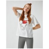 Koton Disney Licensed Crew Neck Short Sleeve Printed T-Shirt | Shoptok.si