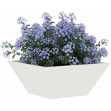 Vrtna saksija 5 pcs Bijelo 35 x 35 x 15 cm Čelična vrata | shoptok.hr