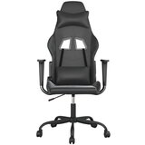  Igraća stolica od umjetne kože crna | shoptok.hr