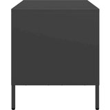 vidaXL TV omarica črna 68x39x43,5 cm hladno valjano jeklo | Shoptok.si