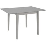 Furnova Raztegljiva jedilna miza MDF (80-120)x80x74 cm siva, (21946401) | Shoptok.si