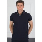 Dewberry T8579 MEN'S T-SHIRT-NAVY BLUE Cene