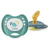 Baboo Soothers Orthodontic Latex with Case duda Lagoon Fiesta 6-12 m 2 kos | Shoptok.si