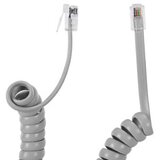  Telefonski spiralni kabl za slusalicu 2m sa konektorima S-link SL-TEL3 RJ-10, sivi, 23328 Cijene