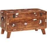  Kutija za spremanje 70 x 35 x 40 cm masivno obnovljeno drvo | shoptok.hr