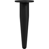  Noge namještaja 2 pcs Crna Ø 40 x 98 mm Željezo | shoptok.hr